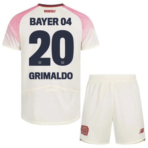 Conjunto Bayer 04 Leverkusen Alejandro Grimaldo 20 Niño Segunda 25/26 Conjunto Bayer 04 Leverkusen Alejandro Grimaldo 20 Niño Segunda 25/26
