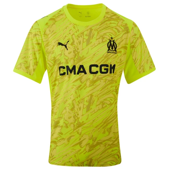 Conjunto Portero Olympique de Marseille Niño 25/26 Amarilla