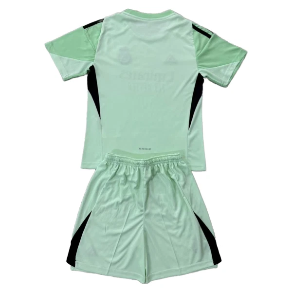 Conjunto Portero Real Madrid Niño 25/26 Verde