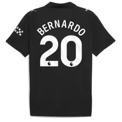 Camiseta Manchester City Bernardo 20 Hombre Segunda 25/26 Camiseta Manchester City Bernardo 20 Hombre Segunda 25/26