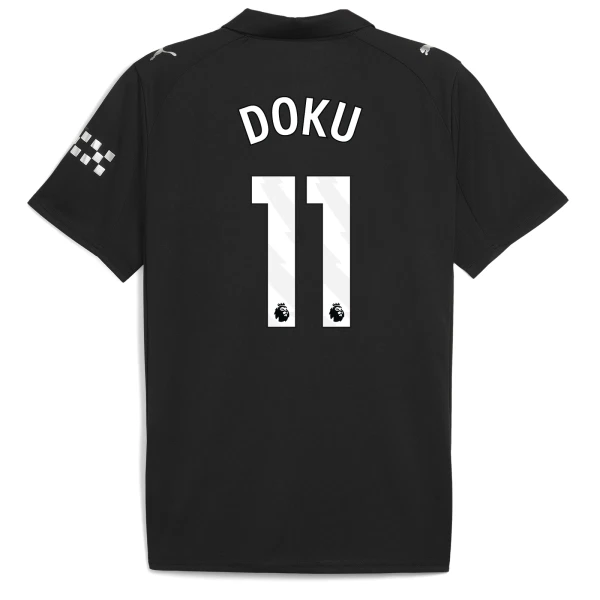 Camiseta Manchester City Doku 11 Hombre Segunda 25/26 Camiseta Manchester City Doku 11 Hombre Segunda 25/26