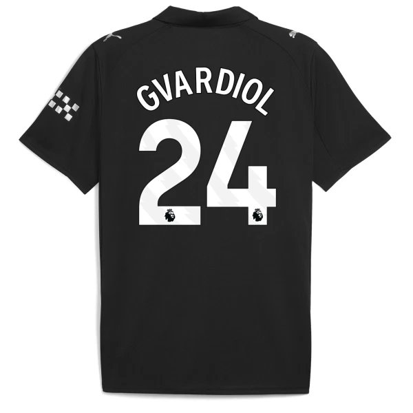 Camiseta Manchester City Gvardiol 24 Hombre Segunda 25/26 Camiseta Manchester City Gvardiol 24 Hombre Segunda 25/26