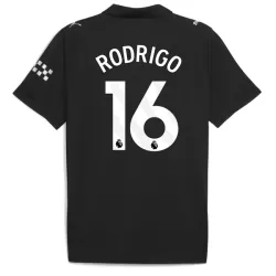 Camiseta Manchester City Rodrigo 16 Hombre Segunda 25/26 Camiseta Manchester City Rodrigo 16 Hombre Segunda 25/26