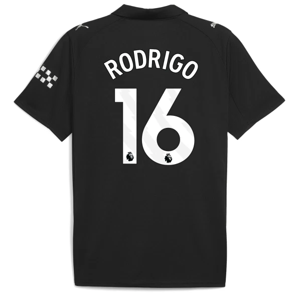 Camiseta Manchester City Rodrigo 16 Hombre Segunda 25/26 Camiseta Manchester City Rodrigo 16 Hombre Segunda 25/26