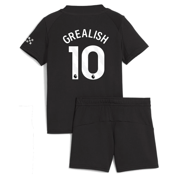 Conjunto Manchester City Grealish 10 Niño Segunda 25/26 Conjunto Manchester City Grealish 10 Niño Segunda 25/26