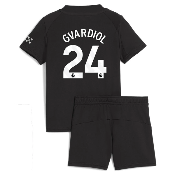 Conjunto Manchester City Gvardiol 24 Niño Segunda 25/26 Conjunto Manchester City Gvardiol 24 Niño Segunda 25/26