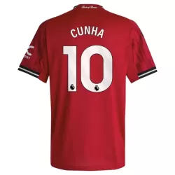 Camiseta Manchester United Cunha 10 Hombre Primera 25/26 Camiseta Manchester United Cunha 10 Hombre Primera 25/26
