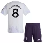 Conjunto Manchester United Bruno Fernandes 8 Niño Segunda 25/26