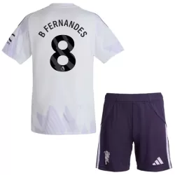 Conjunto Manchester United Bruno Fernandes 8 Niño Segunda 25/26 Conjunto Manchester United Bruno Fernandes 8 Niño Segunda 25/26