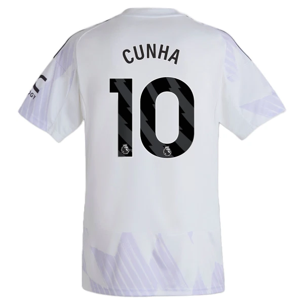 Conjunto Manchester United Cunha 10 Niño Segunda 25/26