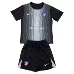 Conjunto Portero Atlético Madrid Niño 25/26 Negra