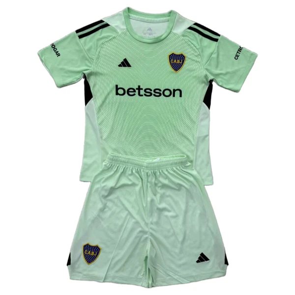Conjunto Portero Boca Juniors Niño 25/26 Verde Conjunto Portero Boca Juniors Niño 25/26 Verde