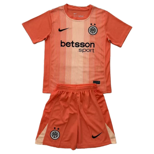 Conjunto Portero Inter Milan Niño 25/26 Naranja Conjunto Portero Inter Milan Niño 25/26 Naranja