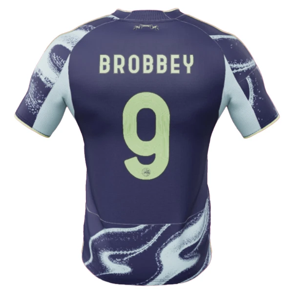 Camiseta Ajax Amsterdam Brobbey 9 Hombre Segunda 25/26 Camiseta Ajax Amsterdam Brobbey 9 Hombre Segunda 25/26