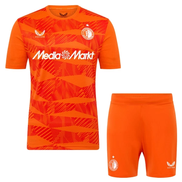 Conjunto Portero Feyenoord Rotterdam Niño 25/26 Naranja Conjunto Portero Feyenoord Rotterdam Niño 25/26 Naranja