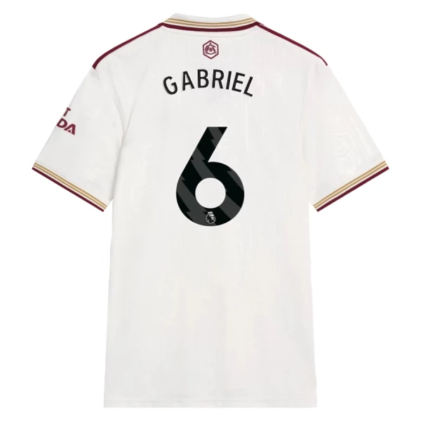 Camiseta Arsenal Gabriel 6 Hombre Tercera 25/26 Camiseta Arsenal Gabriel 6 Hombre Tercera 25/26