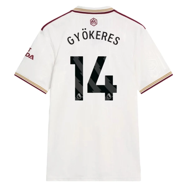 Camiseta Arsenal Gyokeres 14 Hombre Tercera 25/26 Camiseta Arsenal Gyokeres 14 Hombre Tercera 25/26