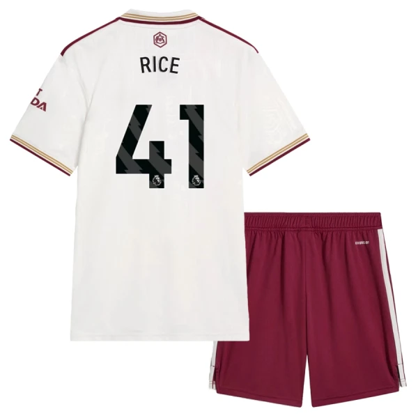 Conjunto Arsenal Rice 41 Niño Tercera 25/26 Conjunto Arsenal Rice 41 Niño Tercera 25/26