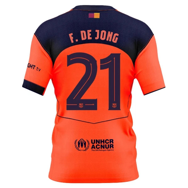 Conjunto FC Barcelona Frenkie de Jong 21 Niño Tercera 25/26