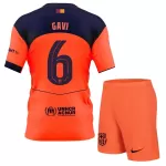 Conjunto FC Barcelona Gavi 6 Niño Tercera 25/26