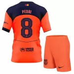 Conjunto FC Barcelona Pedri 8 Niño Tercera 25/26