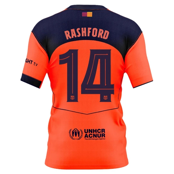 Conjunto FC Barcelona Rashford 14 Niño Tercera 25/26