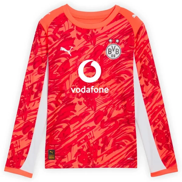 Camiseta Portero Borussia Dortmund Hombre 25/26 Roja Manga Larga Camiseta Portero Borussia Dortmund Hombre 25/26 Roja Manga Larga