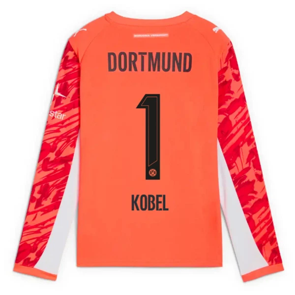 Camiseta Portero Borussia Dortmund Kobel 1 Hombre 25/26 Roja Manga Larga Camiseta Portero Borussia Dortmund Kobel 1 Hombre 25/26 Roja Manga Larga