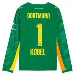 Camiseta Portero Borussia Dortmund Kobel 1 Hombre 25/26 Verde Manga Larga