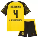 Conjunto Borussia Dortmund N. Schlotterbeck 4 Niño Primera 25/26