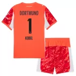 Conjunto Portero Borussia Dortmund Kobel 1 Niño 25/26 Roja
