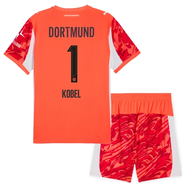Conjunto Portero Borussia Dortmund Kobel 1 Niño 25/26 Roja Conjunto Portero Borussia Dortmund Kobel 1 Niño 25/26 Roja