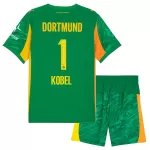 Conjunto Portero Borussia Dortmund Kobel 1 Niño 25/26 Verde