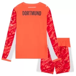 Conjunto Portero Borussia Dortmund Niño 25/26 Roja Manga Larga