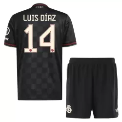 Conjunto FC Bayern de Múnich Luis Díaz 14 Niño Tercera 25/26 Conjunto FC Bayern de Múnich Luis Díaz 14 Niño Tercera 25/26