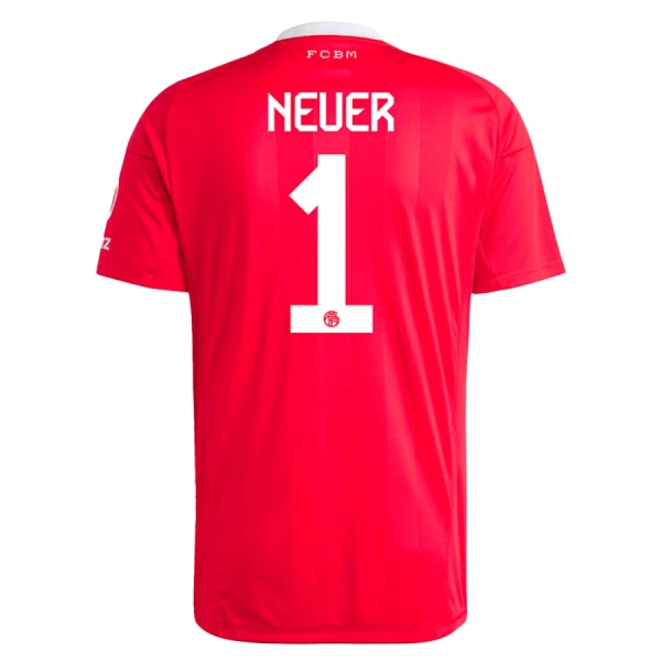 Conjunto Portero FC Bayern de Múnich Neuer 1 Niño 25/26 Roja