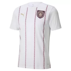 Camiseta Manchester City Pre-Match Hombre 25/26 Blanca Camiseta Manchester City Pre-Match Hombre 25/26 Blanca