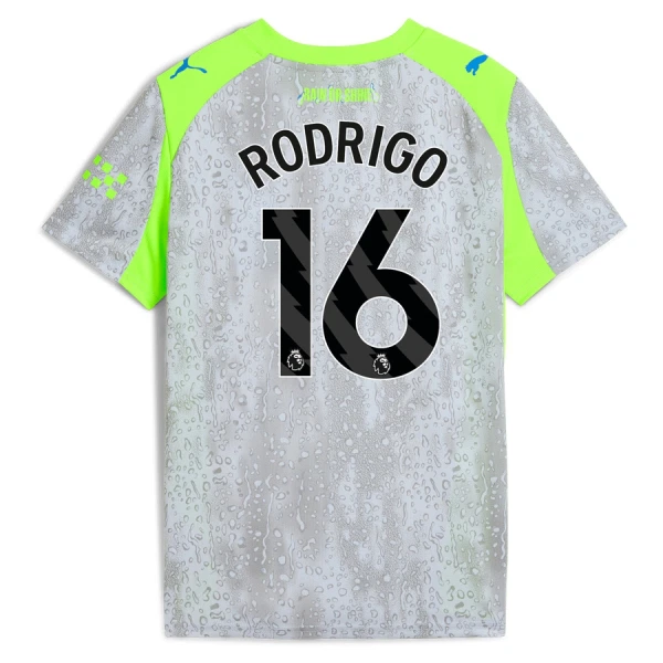 Camiseta Manchester City Rodrigo 16 Hombre Tercera 25/26 Camiseta Manchester City Rodrigo 16 Hombre Tercera 25/26
