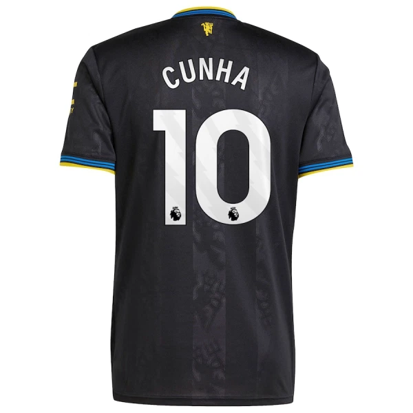 Camiseta Manchester United Cunha 10 Hombre Tercera 25/26 Camiseta Manchester United Cunha 10 Hombre Tercera 25/26