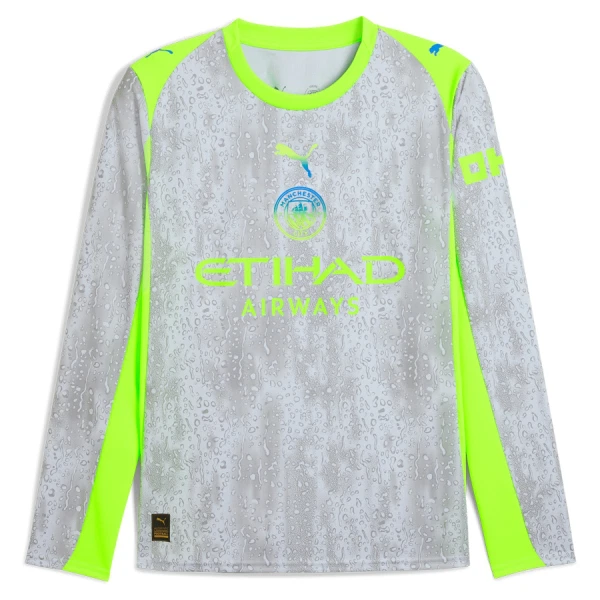 Camiseta Manga Larga Manchester City Hombre Tercera 25/26 Camiseta Manga Larga Manchester City Hombre Tercera 25/26