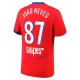Camiseta Paris Saint-Germain Joao Neves 87 Hombre Tercera 25/26