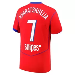 Camiseta Paris Saint-Germain Kvaratskhelia 7 Hombre Tercera 25/26 Camiseta Paris Saint-Germain Kvaratskhelia 7 Hombre Tercera 25/26