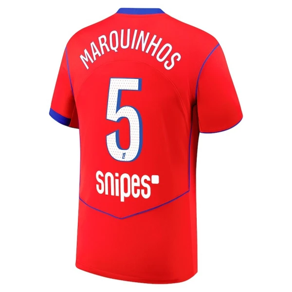 Camiseta Paris Saint-Germain Marquinhos 5 Hombre Tercera 25/26