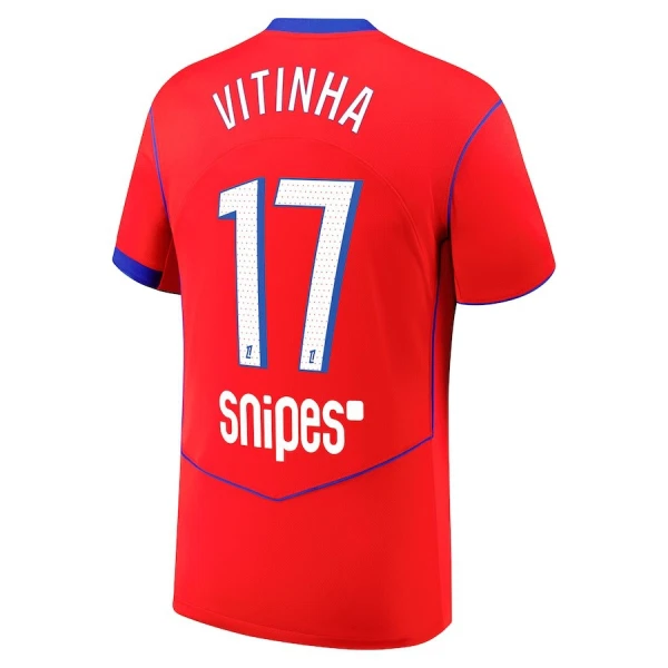 Camiseta Paris Saint-Germain Vitinha 17 Hombre Tercera 25/26
