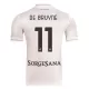 Camiseta SSC Napoli De Bruyne 11 Hombre Segunda 25/26 Camiseta SSC Napoli De Bruyne 11 Hombre Segunda 25/26