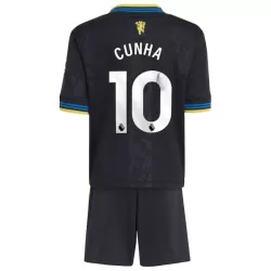Conjunto Manchester United Cunha 10 Niño Tercera 25/26 Conjunto Manchester United Cunha 10 Niño Tercera 25/26
