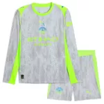 Conjunto Manga Larga Manchester City Niño Tercera 25/26