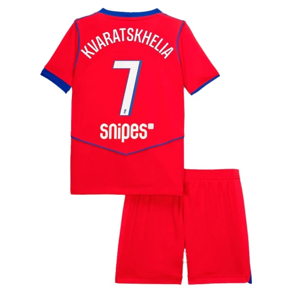 Conjunto Paris Saint-Germain Kvaratskhelia 7 Niño Tercera 25/26 Conjunto Paris Saint-Germain Kvaratskhelia 7 Niño Tercera 25/26