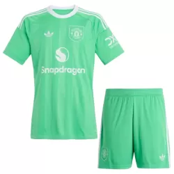 Conjunto Portero Manchester United Niño 25/26 Verde Conjunto Portero Manchester United Niño 25/26 Verde