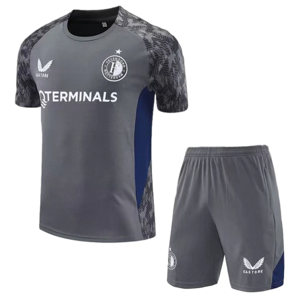 Feyenoord Rotterdam Camiseta De Entrenamiento Niño 25/26 Gris Feyenoord Rotterdam Camiseta De Entrenamiento Niño 25/26 Gris